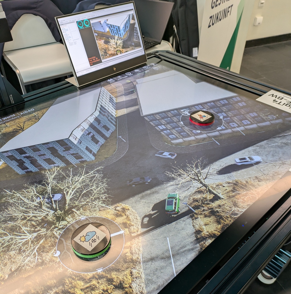 Demonstrator shown at the AIDAQ 2025.